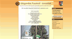 Desktop Screenshot of gozgomboc.hu