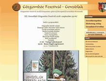 Tablet Screenshot of gozgomboc.hu